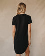 Bella DahlV - Neck Tee Dress - Vintage BlackDresses