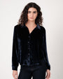 Bella DahlVelvet Long Sleeve Clean Shirt - Night SkyTops