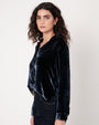Bella DahlVelvet Long Sleeve Clean Shirt - Night SkyTops