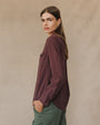 Bella DahlWestern Shirt - Pinot NoirTops
