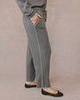 Bella DahlWhip Stitch Straight Leg Pant - Heather SmokePants