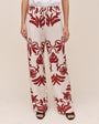 Bella DahlWide Leg Beach Pant - Island Damask PrintPants
