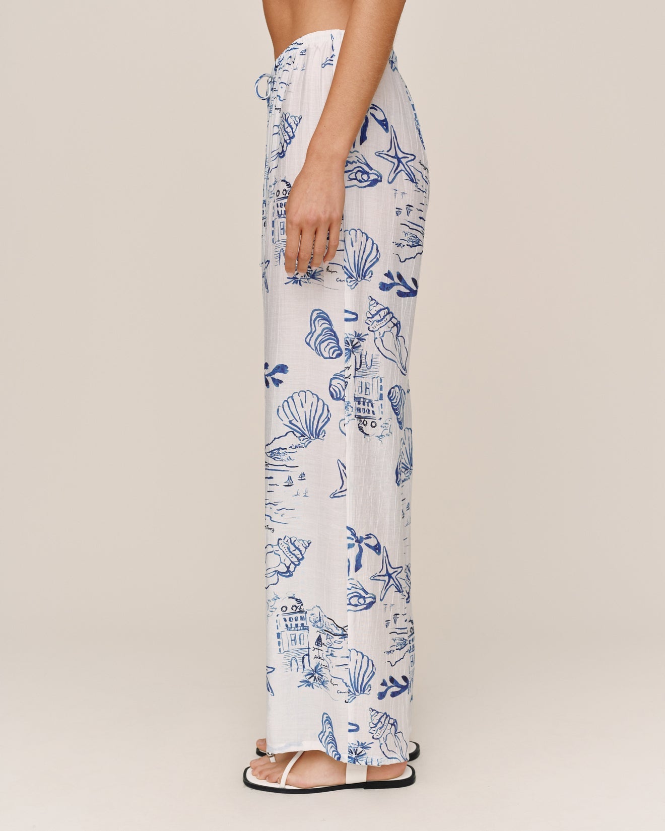 Bella DahlWide Leg Beach Pant - Riviera PrintPants