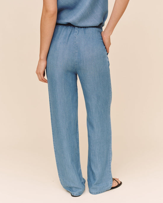 Bella Dahl Wide Leg Drawstring - Indigo Harbor Wash View 2