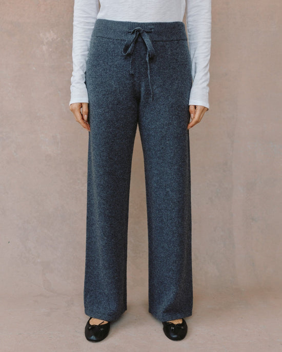 Bella Dahl Wide Leg Sweatpant - Charcoal