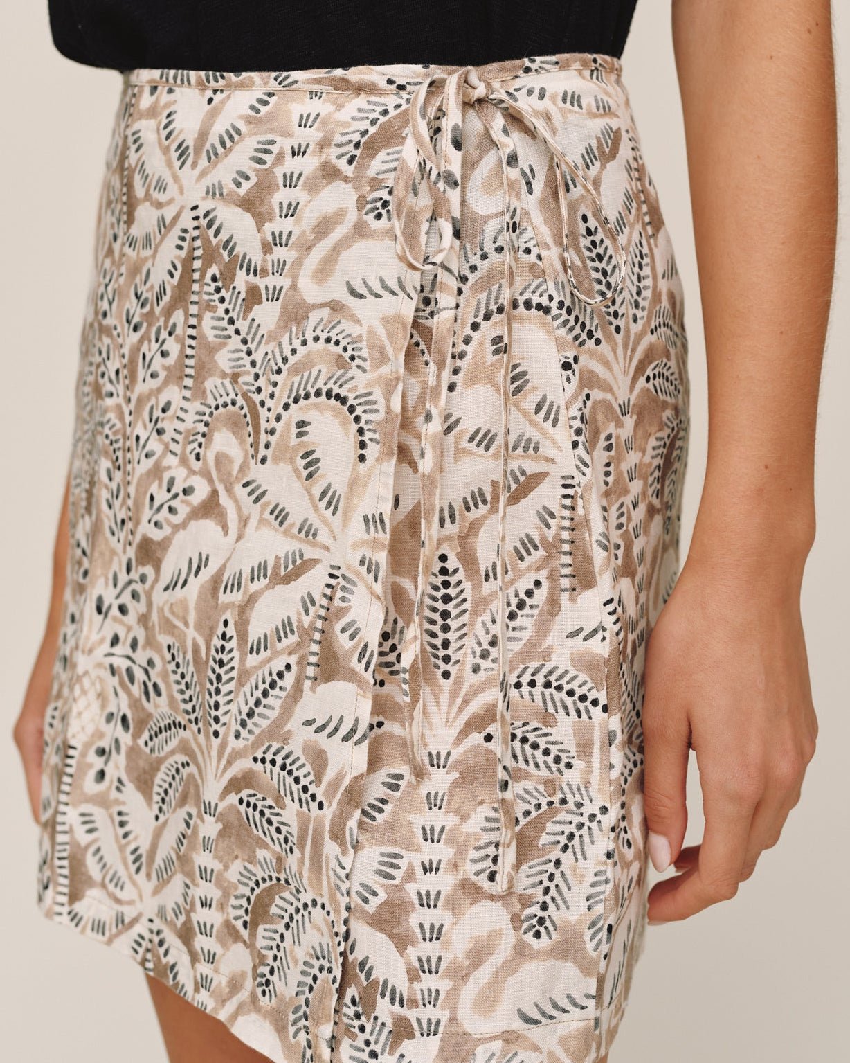 Bella DahlWrap Skirt - Tropical Palm PrintSkirts