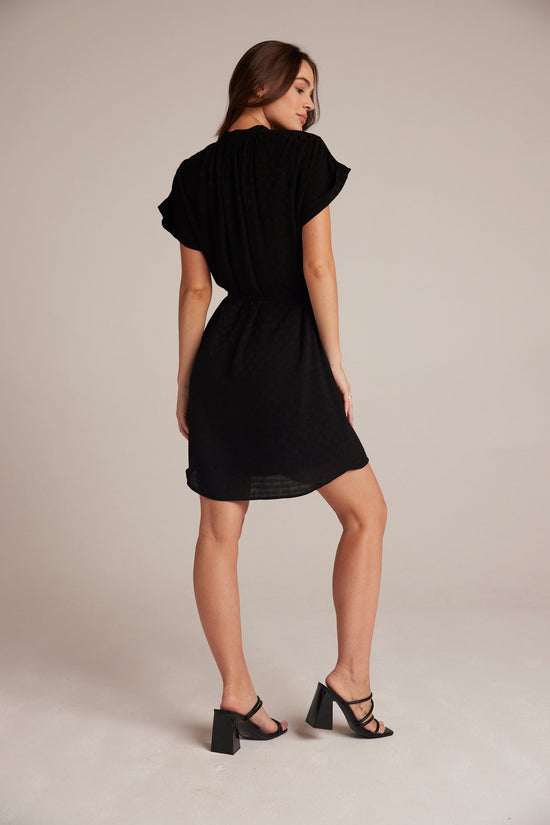 Bella DahlBelted Shirred Dress - BlackDresses