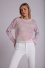 Bella DahlCrew Neck Sweater - Candy Cloud DyeSweaters & Jackets