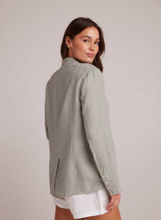 Bella DahlEasy Longline Blazer - Oasis GreenSweaters & Jackets