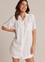 Bella DahlLadder Trim Shirt Dress - WhiteDresses