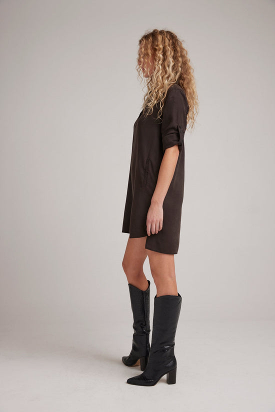 Bella DahlLong Sleeve A-Line Dress - Quartz BrownDresses