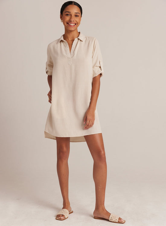 Bella DahlLong Sleeve A-Line Shirt Dress - CliffsideDresses