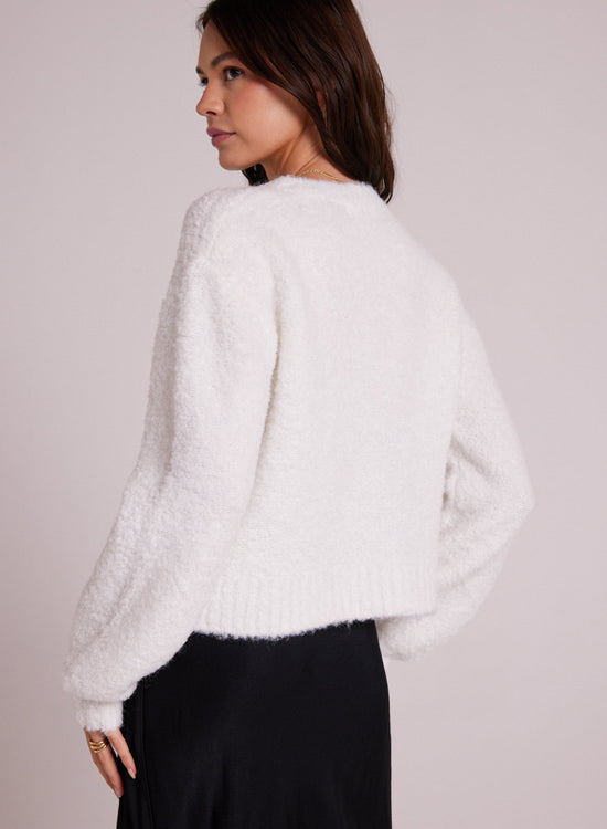 Bella DahlLong Sleeve Crew Sweater - Winter WhiteSweaters & Jackets