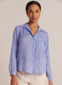 Bella DahlPocket Button Down - Peri BlueTops