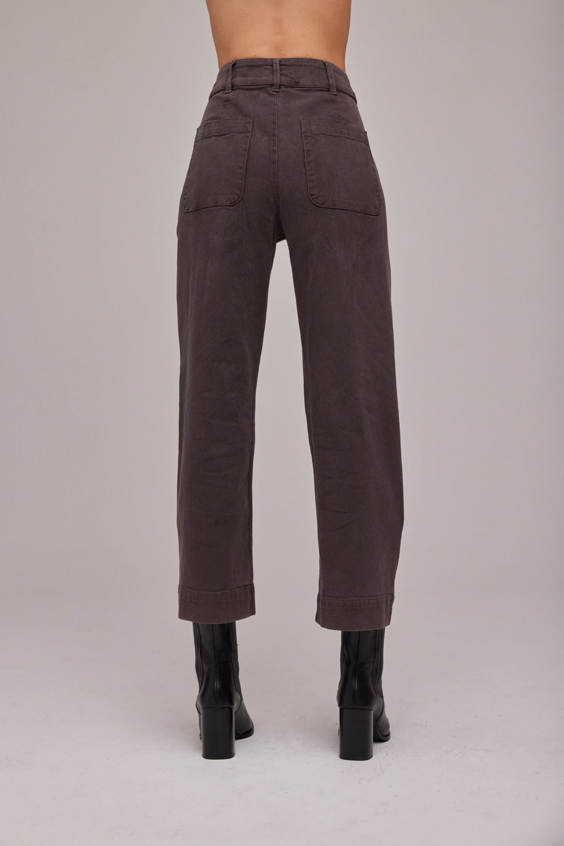 Bella DahlSaige Wide Leg Crop - Cocoa BeanBottoms