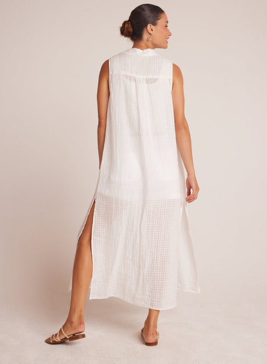 Bella DahlSide Slit Duster Dress - WhiteDresses