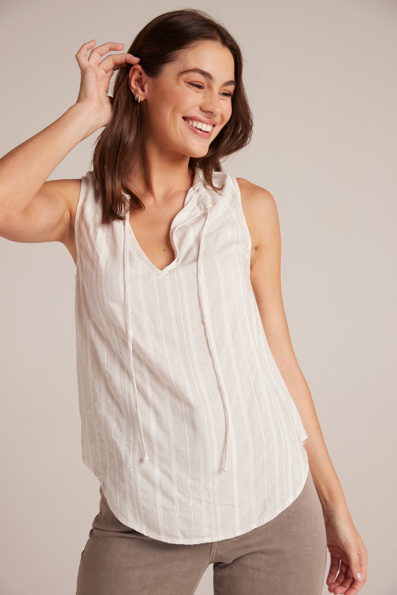 Bella Dahl Sleeveless Boatneck Top