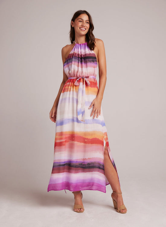 Bella DahlSmocked Waist Halter Midi Dress - Canyon Stripe PrintDresses